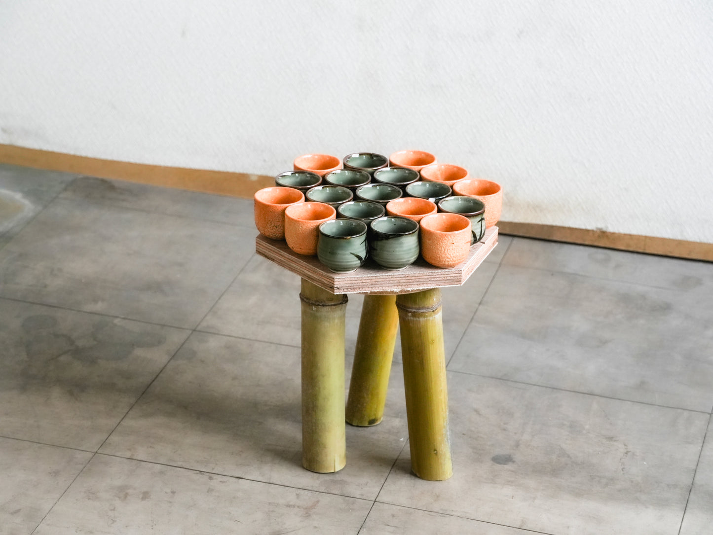 Sake Cup Table