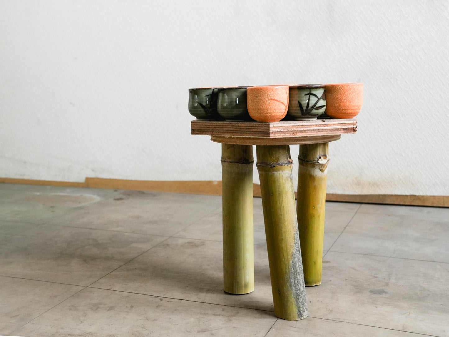 Sake Cup Table