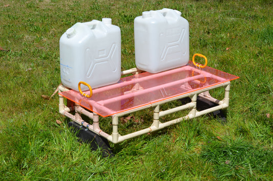 ピンク・フレーム・ベンチ